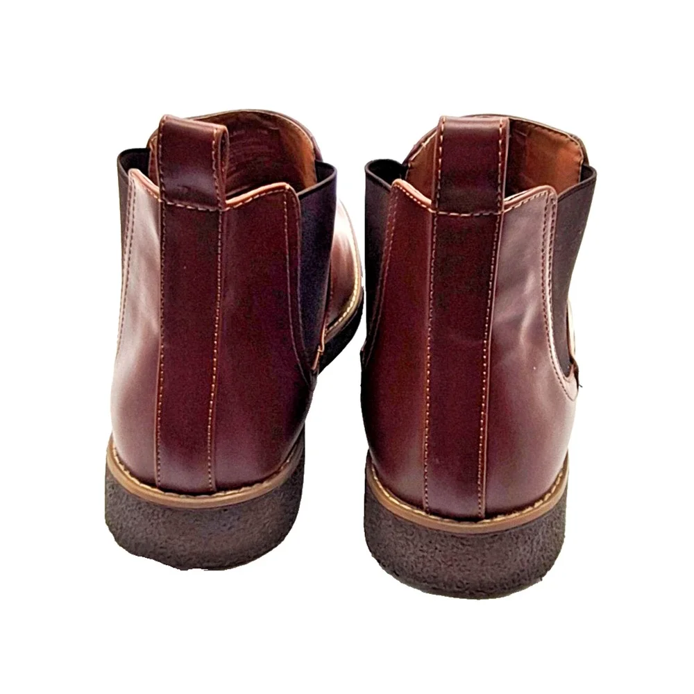 Deer Stags Rockland Men's Chelsea Ankle Boot Slip-On Brown Memory Foam Size 13 M